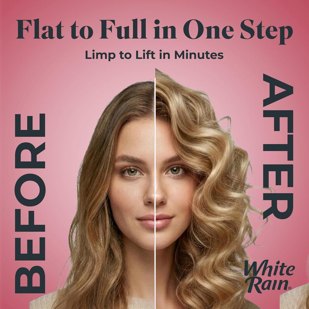 White Rain Volumizing Mousse - Lightweight Hair Volume & Frizz Control | 3 Pack, 5 oz Each