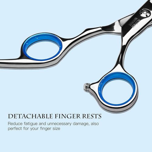 ULG Professional Hair Cutting Scissors Kit - Thinning Shears & Razor Edge Texturizing | 6.5 Inch Japanese Stainless Steel