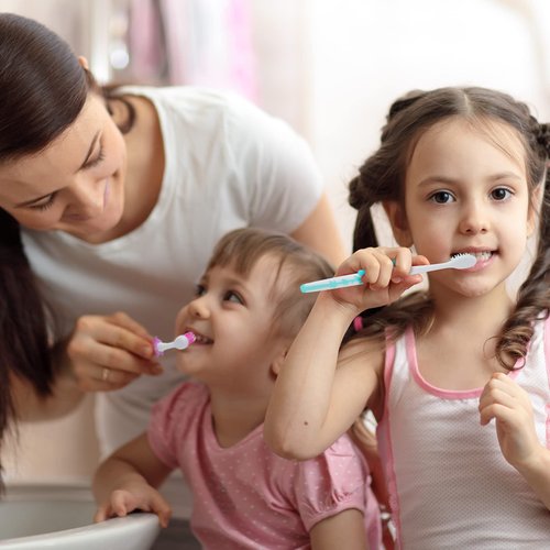 Bokon 300 Pcs Toothbrush for Kids Individually Wrapped Children Soft Disposable Manual Toothbrush Bulk Panda Travel with Bristle Rubber Handle for School Daycare Oral Hygiene