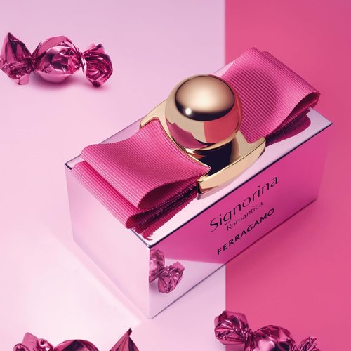 FERRAGAMO Signorina Romantica Eau de Parfum - Elegant Women's Perfume Spray | 3.4 Fl Oz