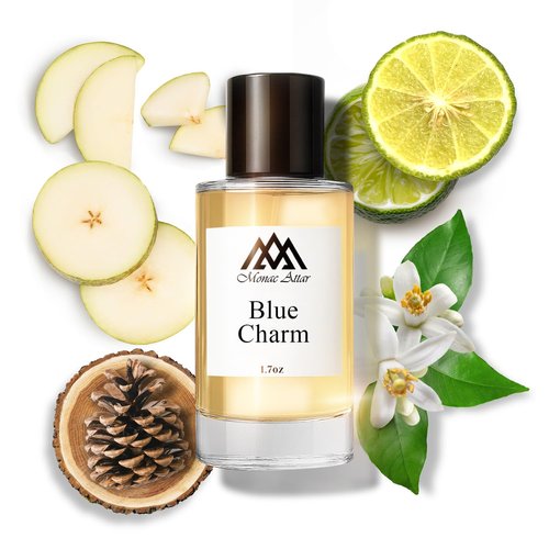 Monac Blue Charm Eau De Parfum - Inspired by Blue Talisman | 1.7oz/50ml Unisex Long-Lasting Luxury Fragrance
