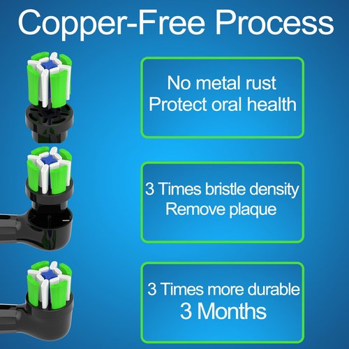 8 Pack iO Replacement Heads Compatible with Oral B iO Electric Toothbrush, Toothbrush Head for Oral b iO 2 3 4 5 6 7 8 9 10, (4 Black 4 White)