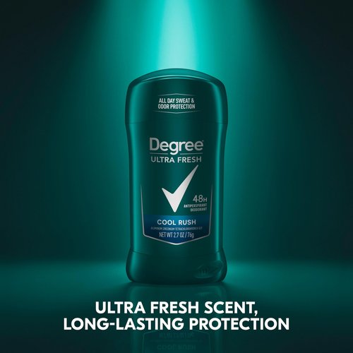 Degree Men Ultra Fresh Antiperspirant Deodorant Stick for Men 4 Pack Cool Rush 2.7 oz