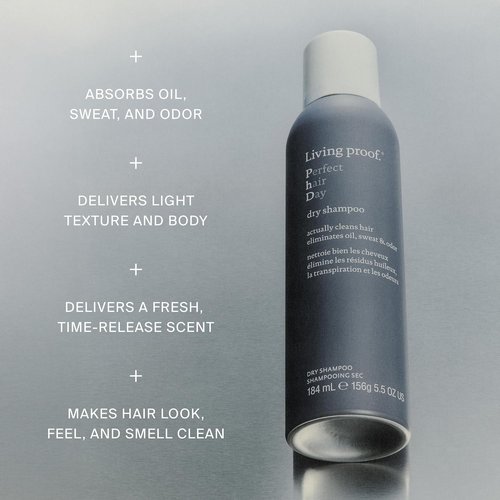 Living Proof Perfect Hair Day Dry Shampoo - Oil Absorbing, Fresh Scent, Detoxifies Scalp for All Hair Types