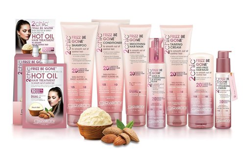 GIOVANNI 2chic Leave-In Conditioning Elixir - Anti-Frizz Hair Smoothing Formula with Shea Butter & Almond Oil | 4 oz