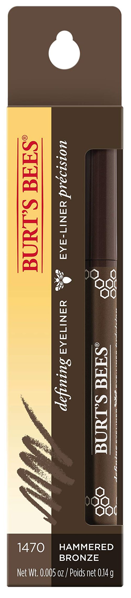 BURTS BEES Hammered Bronze Defining Retractable Eyeliner, 0.14 GR