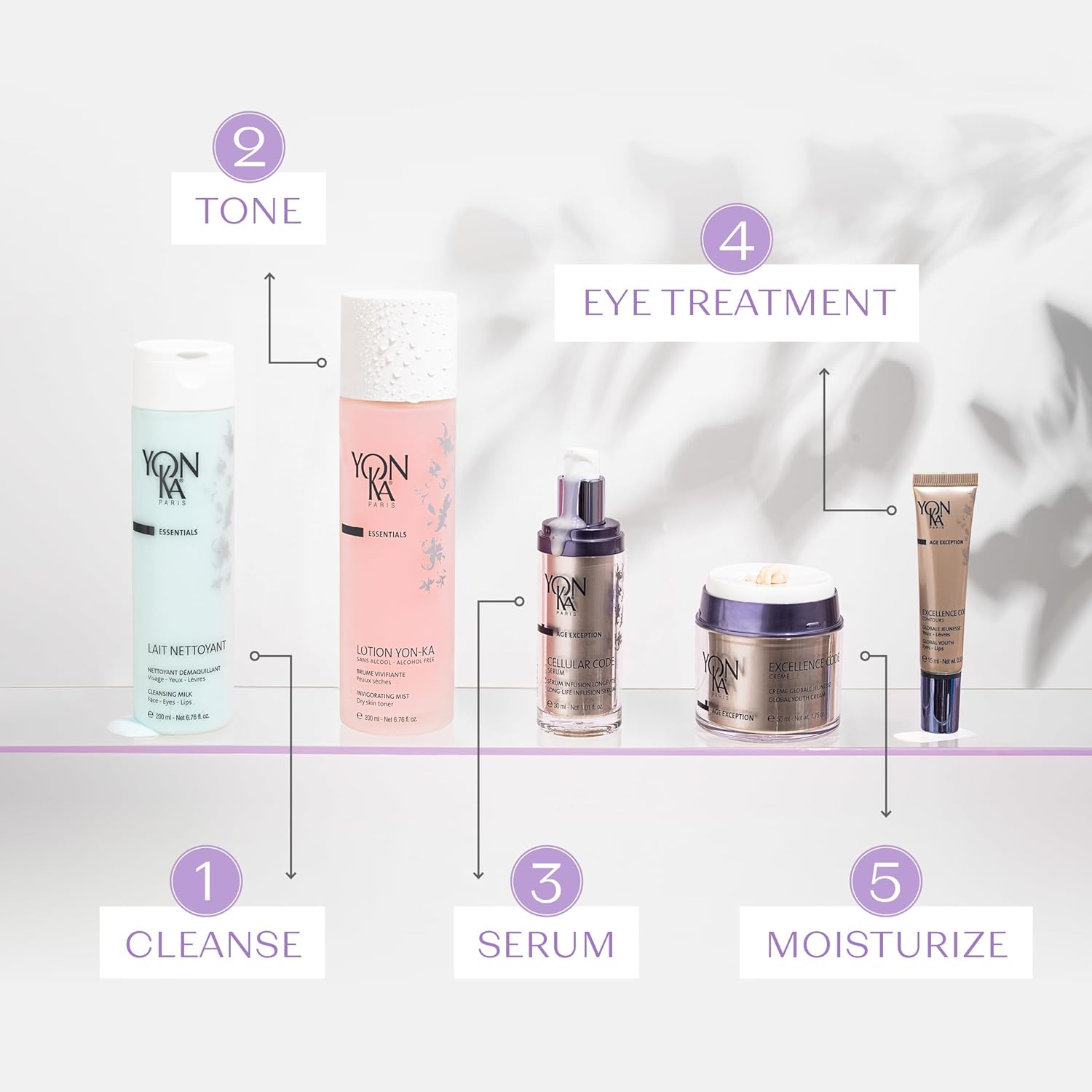Yonka Age Exception Excellence Code Crème - Specialized Anti-Aging Cream for Mature Skin Types