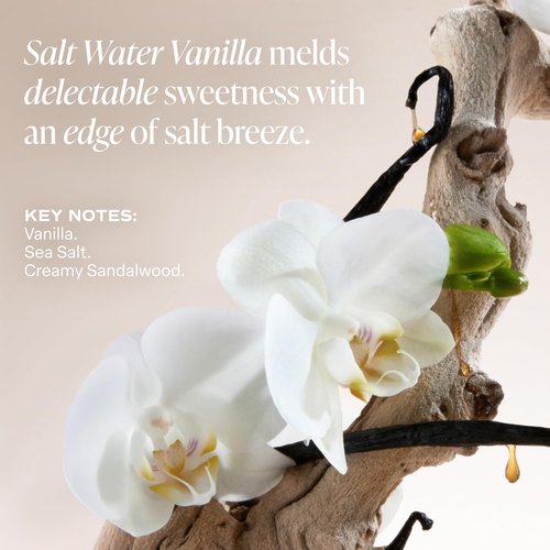 Saltair Body Lotion - Moisturizing Hydrating Cream for Dry Skin | Salt Water Vanilla Scent | 2x 10oz Tubes