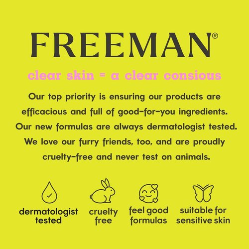 Freeman 4 Piece Hydrating Face Mask Set – Clean Moisture & Glow Sheet Mask Kit With Under Eye Patches, Dermatologist Tested Skincare For Dry or Sensitive Skin, Travel Friendly