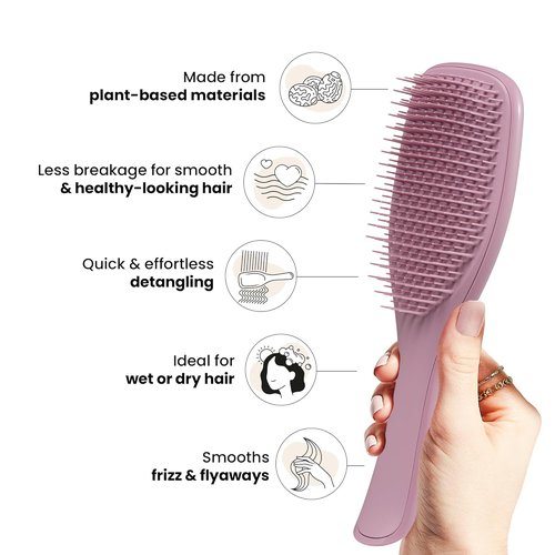 Tangle Teezer Ultimate Detangler Brush - Plant-Based Design for All Hair Types | Earthy Purple
