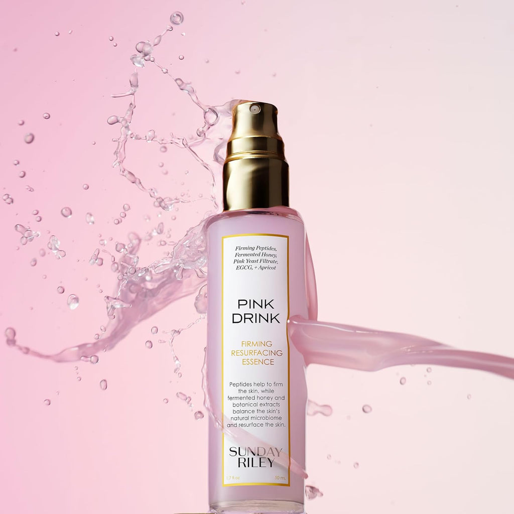 Sunday Riley Pink Drink - Skin Firming Resurfacing Essence Face Mist for Radiant Skin