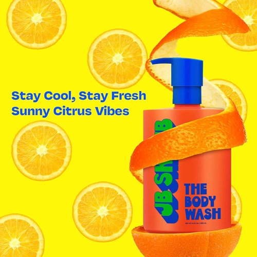 JB SKRUB Foaming Acne Face Wash and Citrus Scented Boys Body Wash Gift Set - Teen,Tween and Kid Skincare Duo - Fight Acne, Conquer Adolescent Funk with Confidence