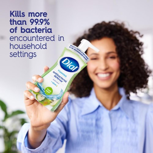 Dial Antibacterial Foaming Hand Soap - Fresh Pear Scent, 52 Fl Oz Refill for Ultimate Cleanliness