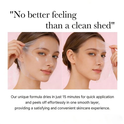 MEFELE Cln Peel Off Mask,Collagen Face Mask, Hydrating Overnight Hydrogel Mask,Gentle Skin Care, Pore Minimizing - Korean Skincare -Elasticity Improvement - Better Than Sheet Masks