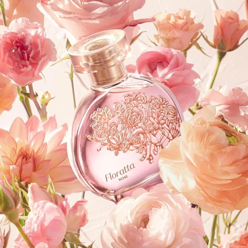 O Boticário Floratta Rose Eau de Toilette - Long-Lasting Floral Perfume for Women | 2.5 Ounce