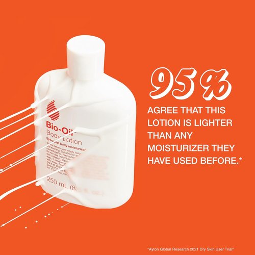 Bio-Oil Moisturizing Body Lotion - Ultra-Lightweight Hydration for Dry Skin with Jojoba & Rosehip Oil | 5.9 Oz
