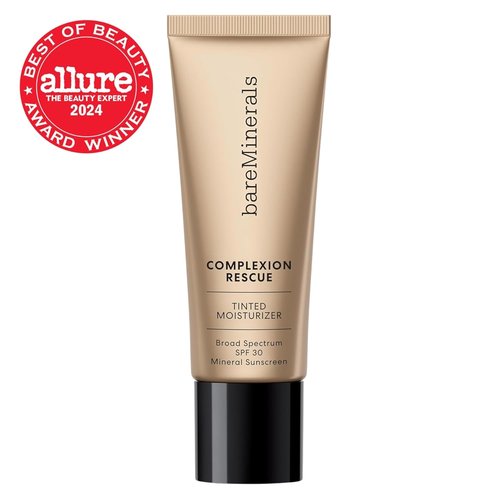 bareMinerals Complexion Rescue Tinted Moisturizer - Hydrating SPF 30 Mineral Sunscreen with Hyaluronic Acid, Sheer Coverage