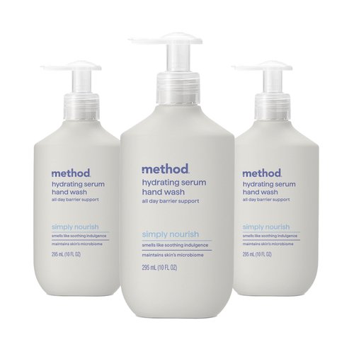 Method Hand Wash, Hydrating Serum, Simply Nourish, 10 oz (Pack of 3)
