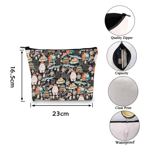 Animated Movie Themed Makeup Travel Bag Sp A Fans Gift (BLK-sp away)