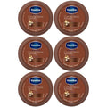 Vaseline Cocoa Glow Body Cream 6-Pack – Pure Cocoa Butter 48H Moisturizing Cream for Dry Skin, Travel-Size, 2.53 Fl Oz Ea