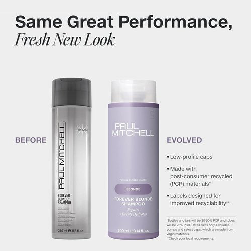 Paul Mitchell Forever Blonde Shampoo - Repairs & Deeply Hydrates for Bleached & Lightened Hair