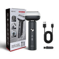 Electric Shaver for Men with Floating Arc 3-Blade, 9000 RPM, Magnetic Head, 1 Hour Fast Type-C Charging, IPX7 Waterproof, Skin-Friendly Blade for Smooth Shaving, Black