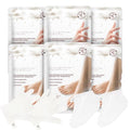 GUOYAOLIFU Hydrating Hand Foot Masks Set for Women Men,3 Pack Glove Mask for Dry Hand & 3 Pack Socks Mask for Dry Cracked Feet（Milk）