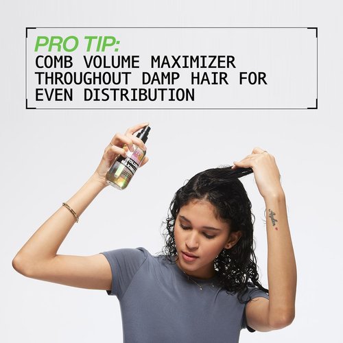 Redken Volume Maximizer Thickening Spray - Weightless Volumizing Formula for All Hair Types, Adds Body & Flexibility