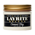 Layrite Cement Clay - Strong Hold Styling Clay for All Hair Types | 1 Count