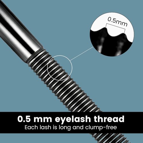 Skiennix Steel Tube Eyelash Primer - Waterproof Long Curling Mascara for Natural, Smudge-Free Daily Makeup (1 Pc)