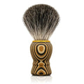 KIKC Pure Badger Shaving Brush - Handcrafted Soft Bristles & Artisanal Wood Handle | Perfect Gift for Bearded Men