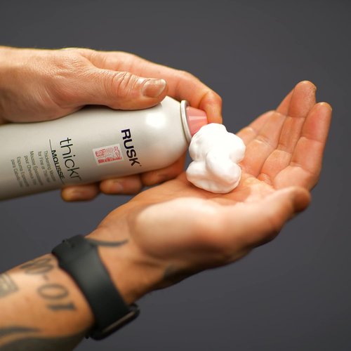 RUSK Thickr Thickening Mousse - Volumizing Foam for Fuller Hair | 8.8 Fl Oz