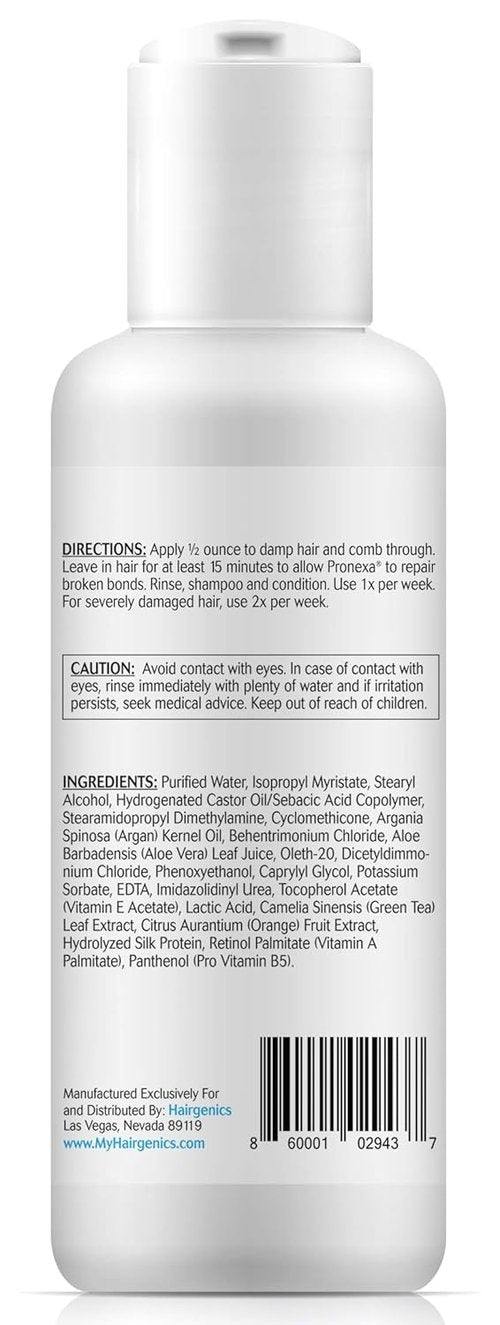 Hairgenics Pronexa Hair Bonder - Bond Repairing Complex & Conditioner for Damaged Hair | 4 FL OZ, 8 Treatments