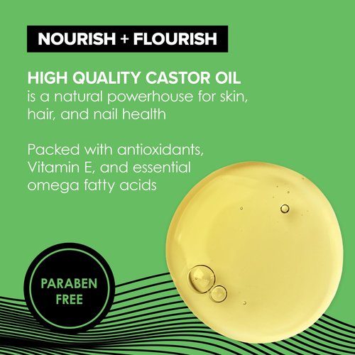 True+Real 100% Pure Castor Oil – Cold-pressed, Hexane Free, Unrefined, Premium USP Castor Oil, 1 Gallon