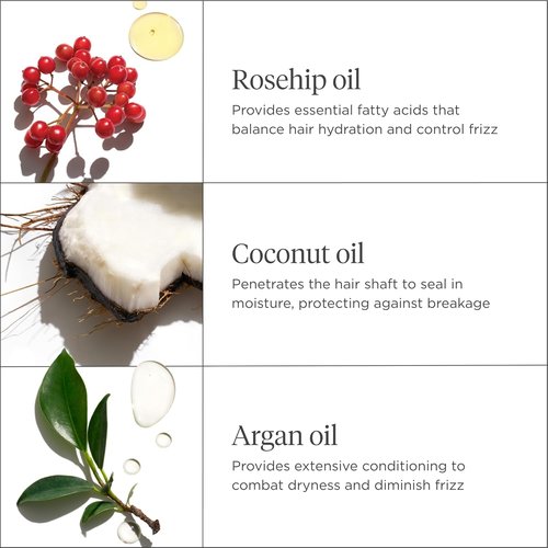 Skiennix Hair Oil Blend - Goodbye Frizz with Rosehip, Argan & Coconut Oils | Nourishing Formula