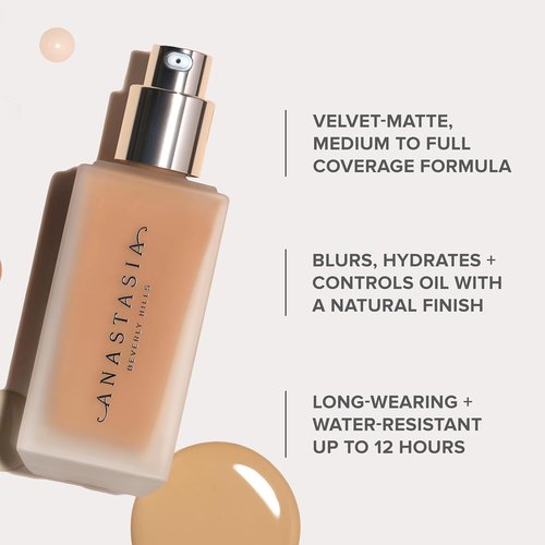 Anastasia Beverly Hills - Blurring Matte Foundation for Flawless Skin | Lightweight Formula