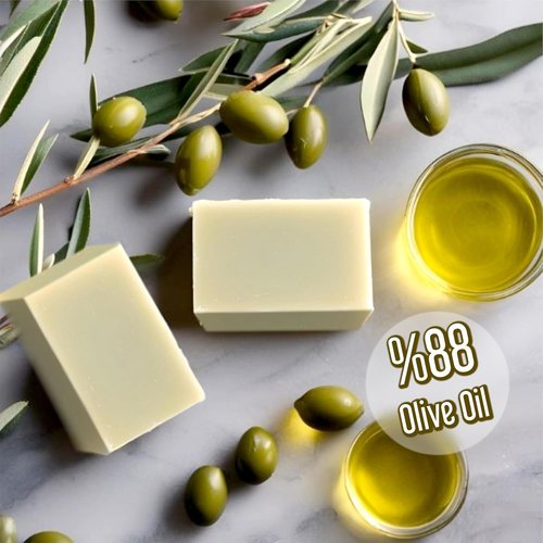 AnatoliaDaphne Olive Oil Soap Bar - Handmade 100% Pure Natural & Vegan 5.3 oz Each Bar