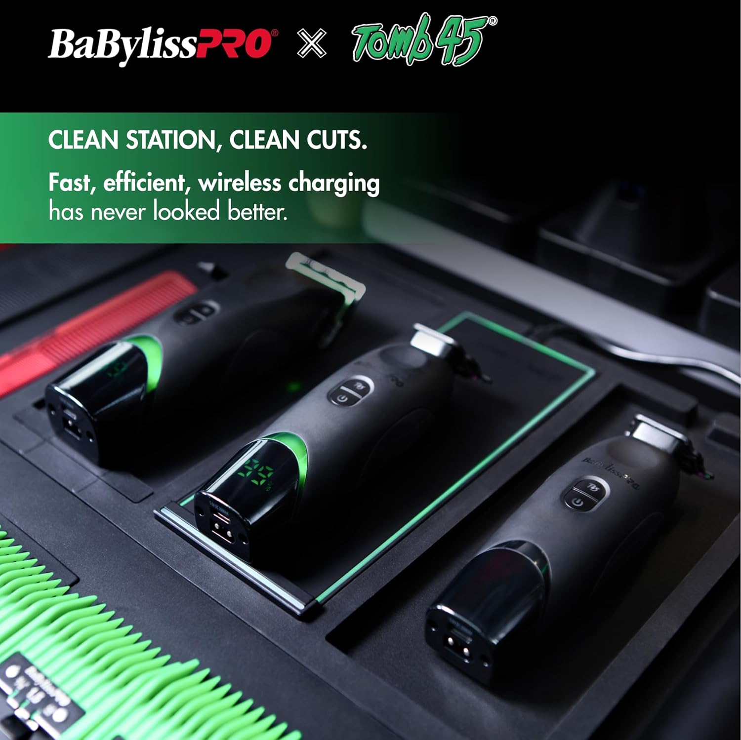 BaBylissPRO Wireless-Charging Clipper & Trimmer | Professional Grooming Tool