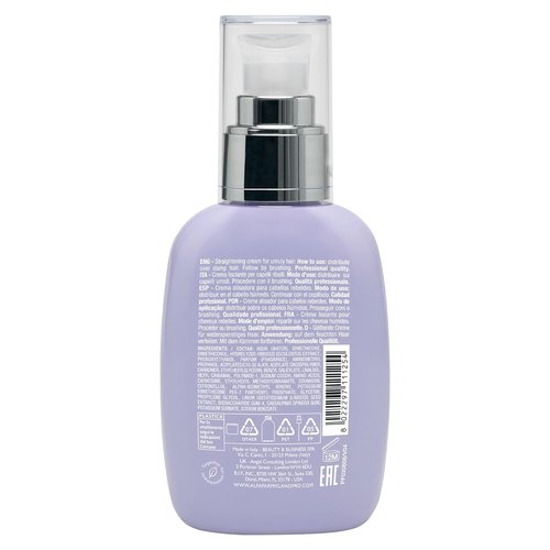 Alfaparf Milano Smoothing Cream - Frizz Control & Heat Protection - Hydrates & Straightens (4.23 fl. oz.)