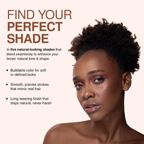 Palladio Brow Pencil & Brush - Perfectly Defined Eyebrows in Taupe Color