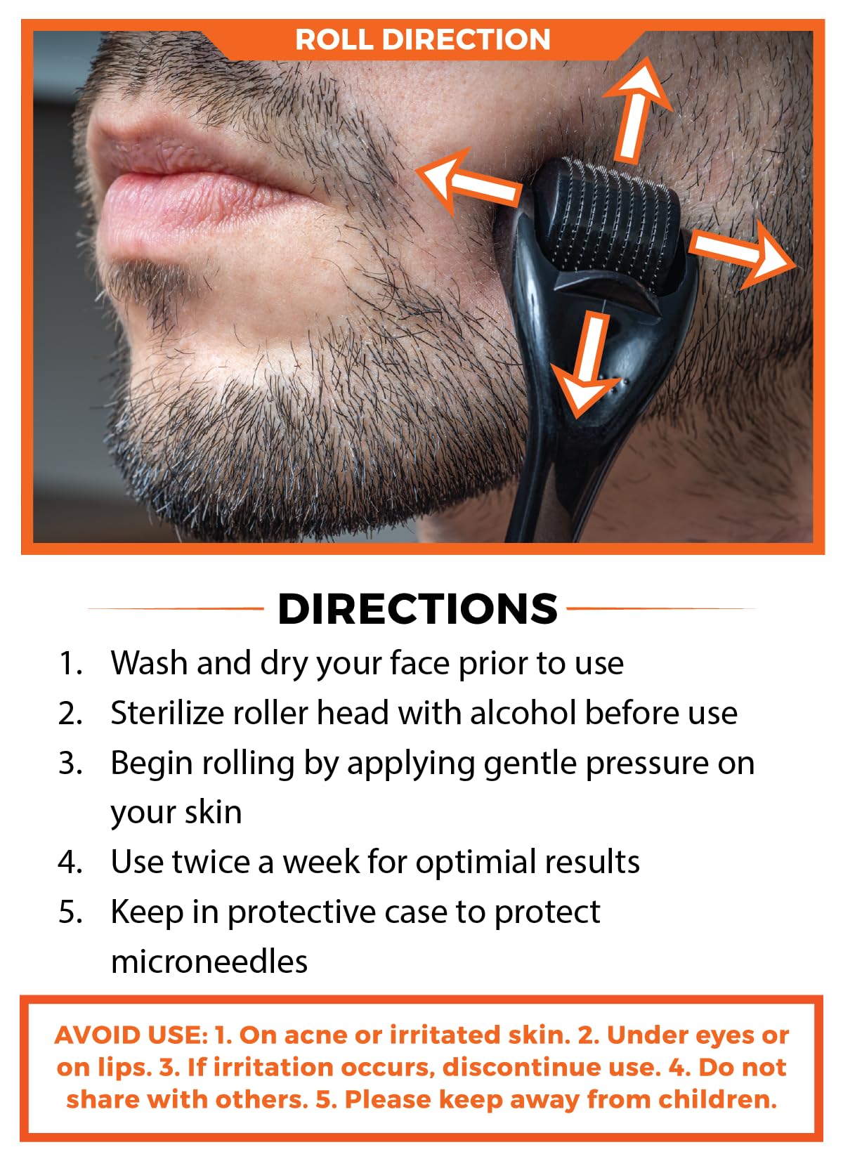 Wild Willies Beard Growth Kit - Premium Derma Roller & Beard Boost Serum - Microneedle Roller & Beard Hair Growth Serum with Biotin & Caffeine for Fuller Beard, Scalp Care - Easy to Use Kit with Case