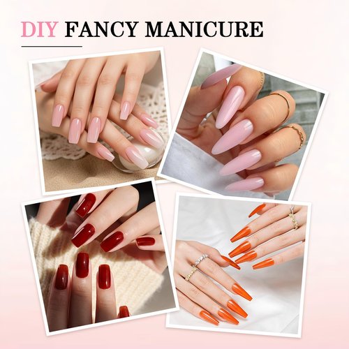 Hgkvnul Gel Nail Polish Pens 3 in 1, 6 Color Pen Gel Nail Polish, Quick Dry, for DIY Nail Art (A Set/6pcs)