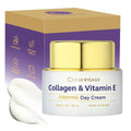 Clear Visage Collagen & Vitamin E Face Moisturizer - Dermatologist Tested, Anti Aging, Korean Skin Care - Hydrates, Strengthens Moisture Barrier, Smooth Makeup - Vegan, Clean Beauty - 1.69 Fl Oz