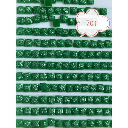 76000PCS Fairy Beads for Diamond Painting, Diamond Painting Accessories, 76 Colors Square Drills for Crafts, Bead Art or Nails Art, 2.5MM