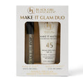 BLACK GIRL SUNSCREEN Make It Matte Spf 45 & Make It Pop Sungloss - Sun Protection For Face & Skin, Spf 50 Lip Gloss, Travel Size, Wear Under Makeup, No White Cast For Melanin Rich Skin - 2 Pack
