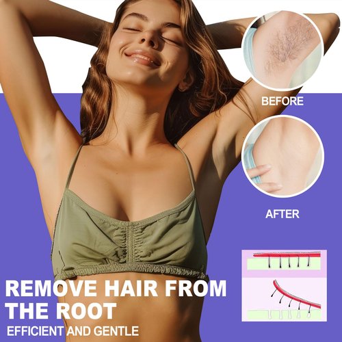 Makupala Professional Bulk Hard Wax Beads – 5LB (80oz) Jumbo Refill for Hair Removal, Purple Stripless Hard Wax for Coarse Hair, Brazilian, Bikini, Face & Body, Lavender Purple