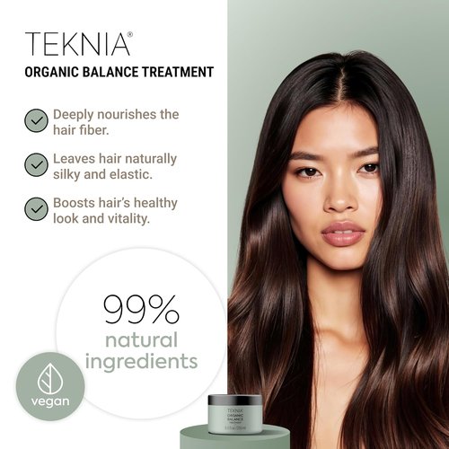 LAKMÉ Teknia Organic Balance Treatment - Hydrating Hair Mask for Deep Moisture | 8.5 Fl Oz