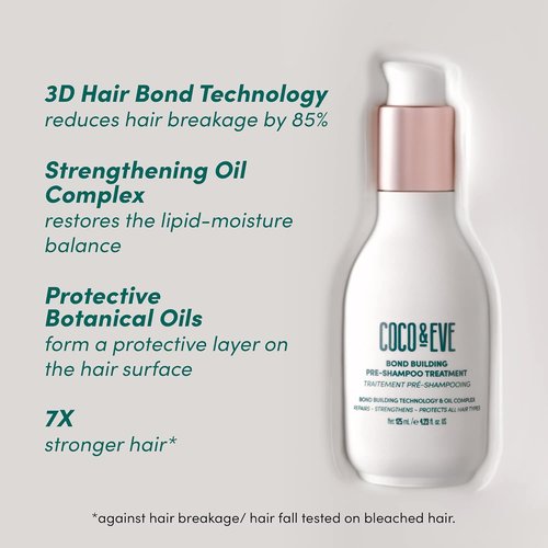 Coco & Eve Conditioner - Deep Conditioning Pre-Shampoo Treatment for Damaged Hair | 4.23 fl oz