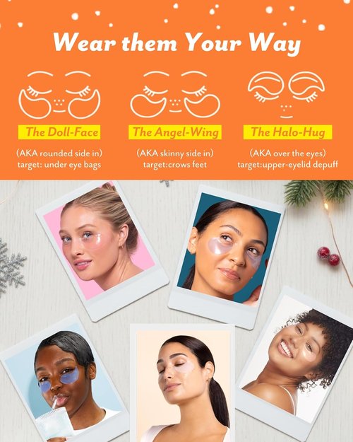 Patchology Patching All The Way Gift Set - Hydrating Under Eye Masks with Collagen & Retinol | 5-Pair Sampler