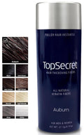 Top Secret Hair Thickening Building Fibers Refills - Undetectable & Natural Hair Filler - for Men & Women - Instantly Fill In Fine Thinning Hair - Weather & Sweat Resistant (Auburn, Large)